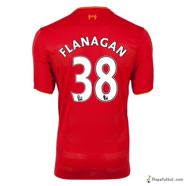 Camiseta Liverpool Replica Primera Ropa Flanagan 2016/17 Rojo